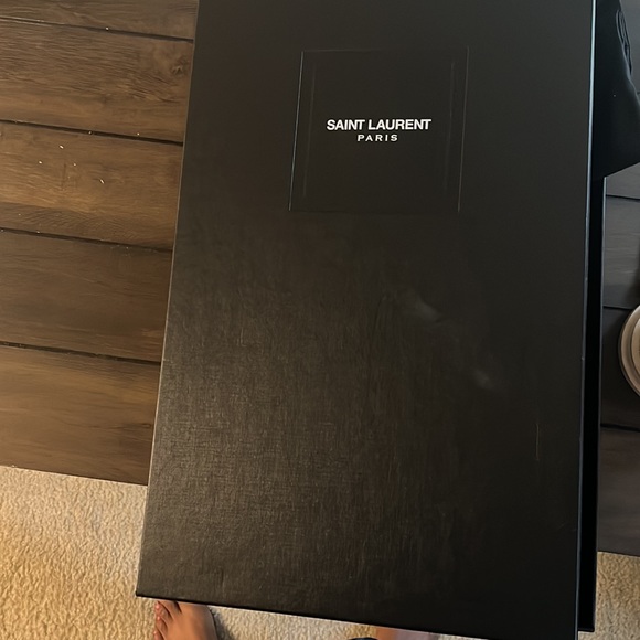 Saint Laurent rubber rain boots - Picture 3 of 5